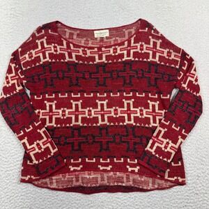 Denim & Supply‎ Ralph Lauren Sweater Womens Small Aztec Geometric Pullover